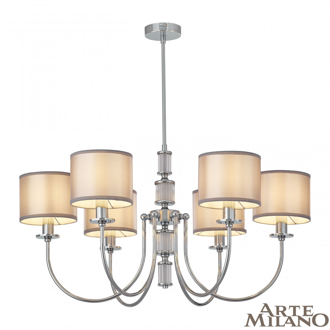 

Потолочная люстра Arte Milano 348401/6 CR, 348401/6 CR