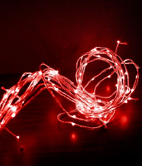 

Гирлянда Роса Конский Хвост 2.5м Красная, 24В, 700 LED, Провод Прозрачный Проволока IP67 08-057, 08-057