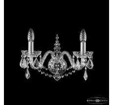 Бра Bohemia Ivele Crystal 1411B/2/160 Ni Leafs_BI