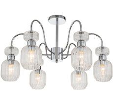 Потолочная люстра на штанге Escada 1141/6PL Chrome/Clear_ESC