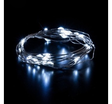 Гирлянда нить Роса белый на батарейках 3м IP20 400-006 a056045_EU