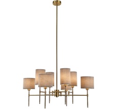 Потолочная люстра на штанге (13033/8R Brass) Indigo V000537