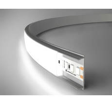 Алюминиевый профиль накладной гибкий для ленты до 15мм Ambrella Light ILLUMINATION GP1600AL_AMB