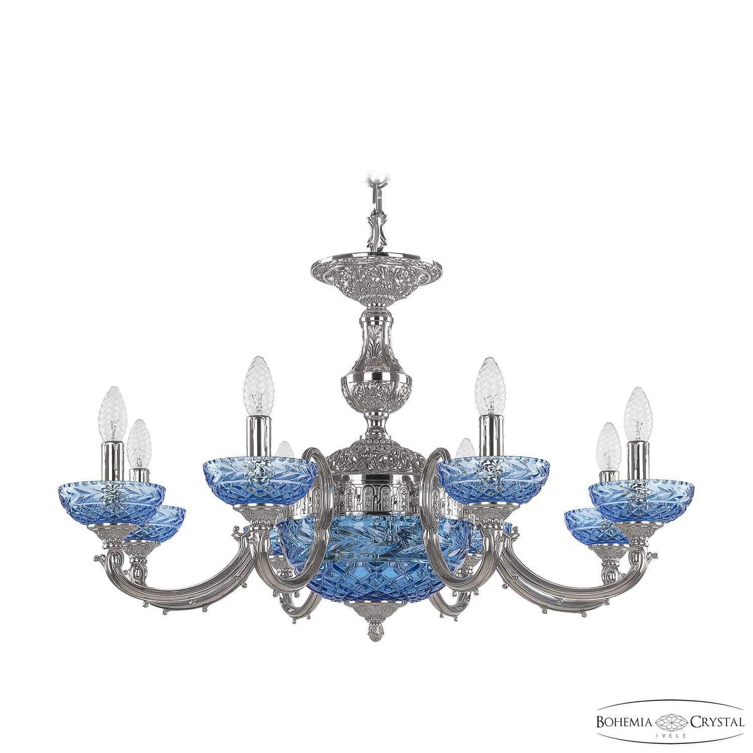 

Подвесная люстра Bohemia Ivele 72209P/8/210 Ni P Aquamarine/M-1F, 72209P/8/210 Ni P Aquamarine/M-1F