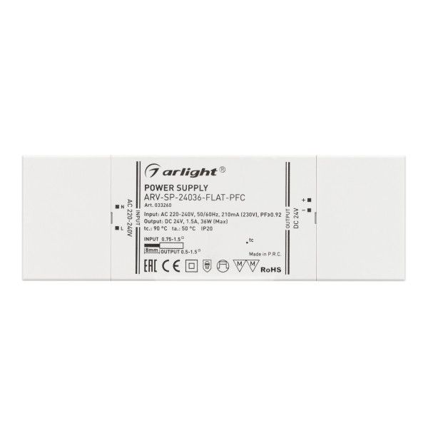 Блок питания для светодиодной ленты Arlight ARV-SP 033260_ARL