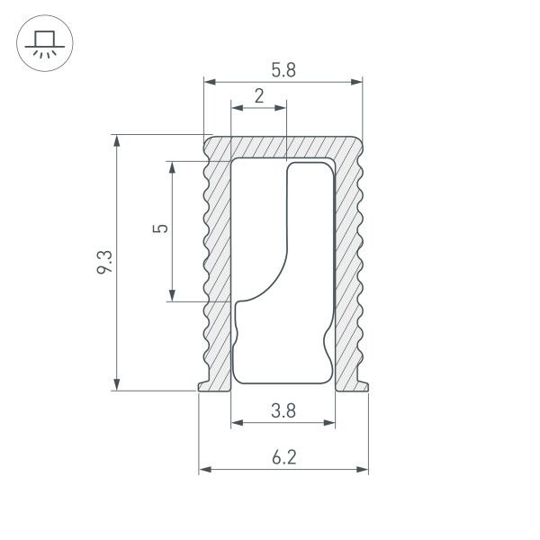 Профиль Arlight SL-Mini 044082_ARL