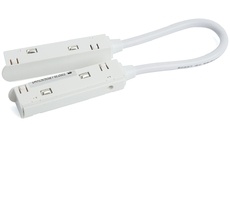 Гибкий коннектор для низковольтного шинопровода, белый Feron 41972_FR