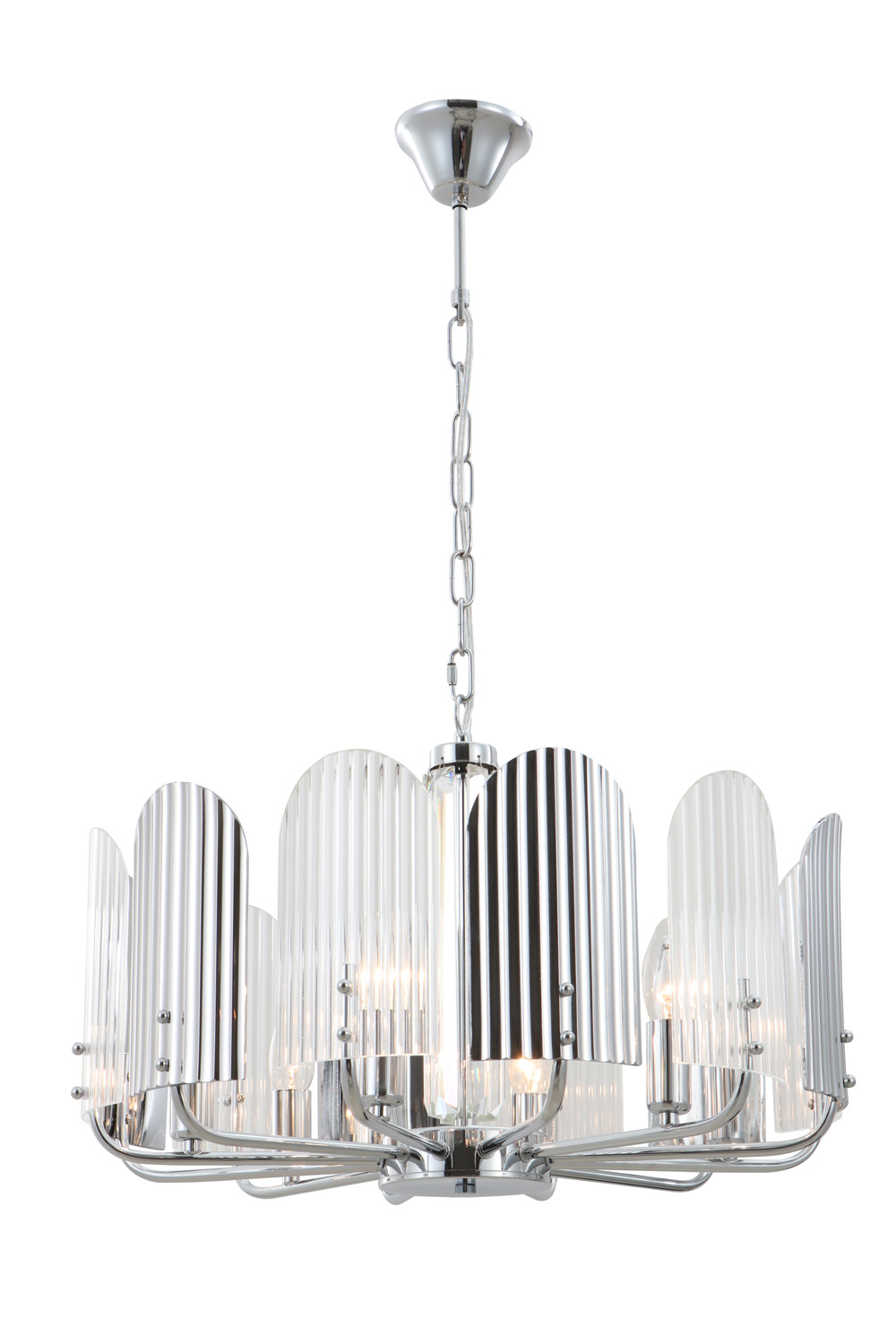 Подвесная люстра iLamp Dolce 15571-6 CR+MULT_IP