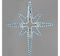 Светодиодная Фигура Полярная Звезда 70 x 60 см Небесно-Голубая, IP65 LTC PLR-8-2SB