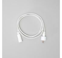 Соединитель 1м для Нитей 24В без Возможности Управления, Провод Белый ПВХ, IP65 LTC SLL1m-8-1