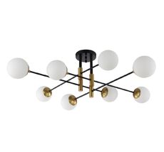 Потолочная люстра Crystallux FIDEL FIDEL PL8 BLACK_CR