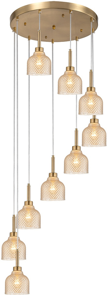 Люстра каскадная (11039/9P Amber) Indigo V000433