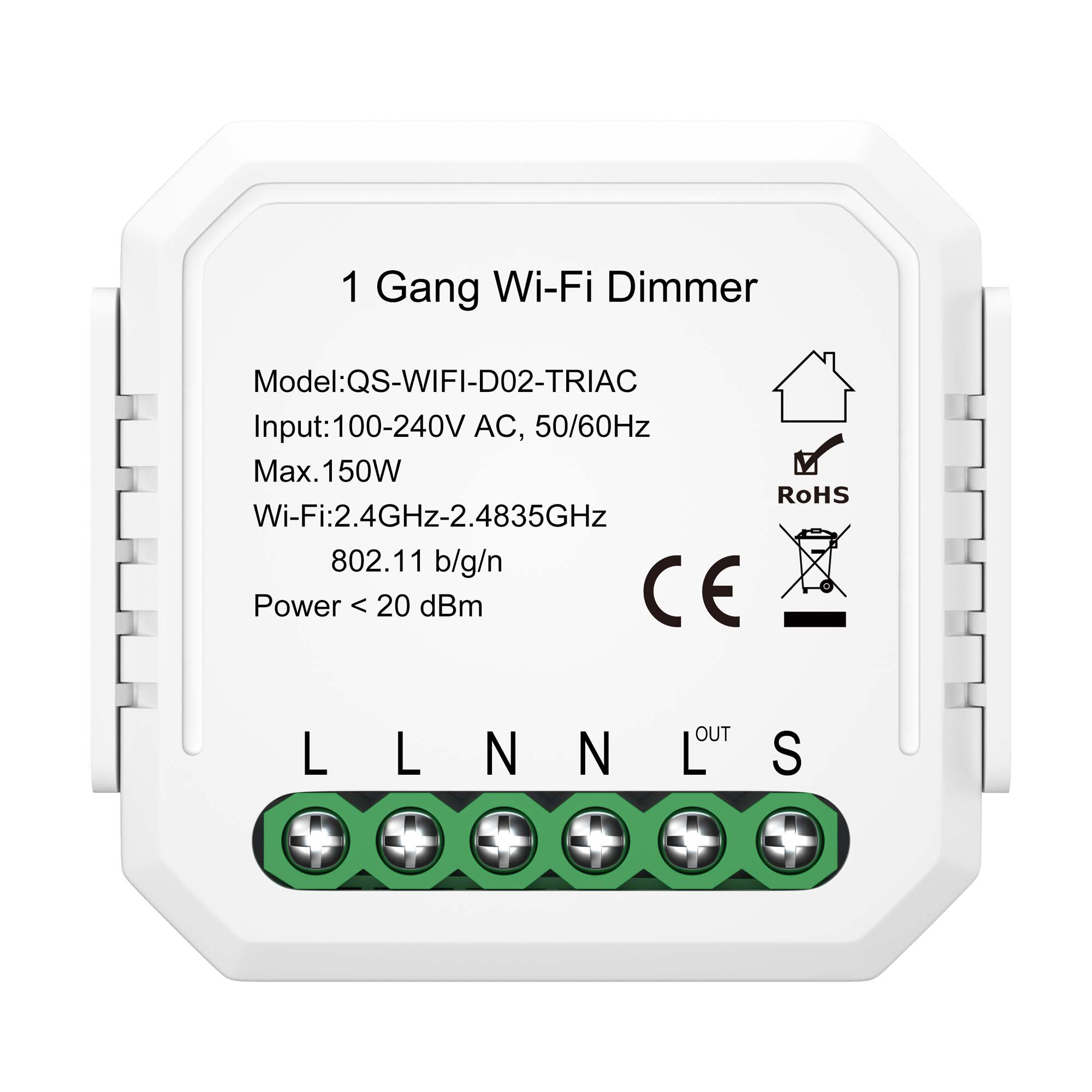 WIFI диммируемое реле 1 канал ST LUCE AROUND ST9000.500.01CDIM