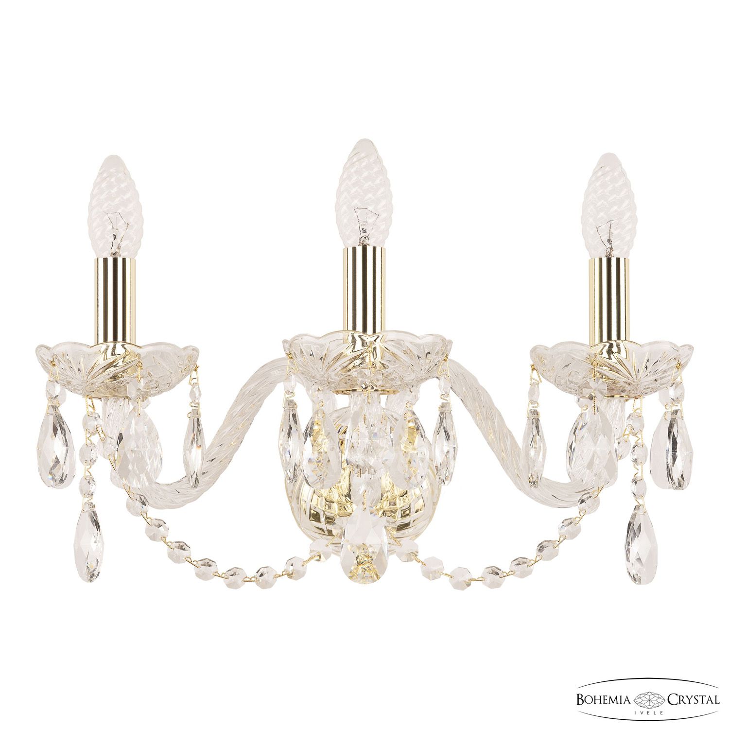 

Бра Bohemia Ivele Crystal 101B/3/165 G, 101B/3/165 G