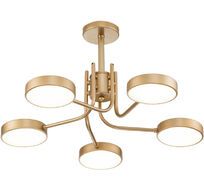 Люстра потолочная светодиодная с 5 лампочками на штанге 10258/5 LED*44W Escada 10258/5LED_ESC