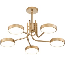 Люстра потолочная светодиодная с 5 лампочками на штанге 10258/5 LED*44W Escada 10258/5LED_ESC