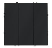 Выключатель встраиваемый VOLTUM S70 трехклавишный 10А VLS030107