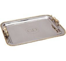 Поднос декоративный Garda Decor Леопард 95IM-16523