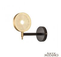 Настенный светильник Arte Milano Ferrara 272079/1B BK/GD