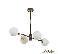 Потолочная люстра Arte Milano Neapolis 272708/4 BK/GD