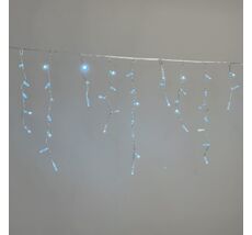 Гирлянда бахрома с Колпачком 3,1 x 0,5 м Небесно-Голубая 220В, 120 LED, Провод Прозрачный ПВх, IP65 LTC PIL120CAP-10-2SB