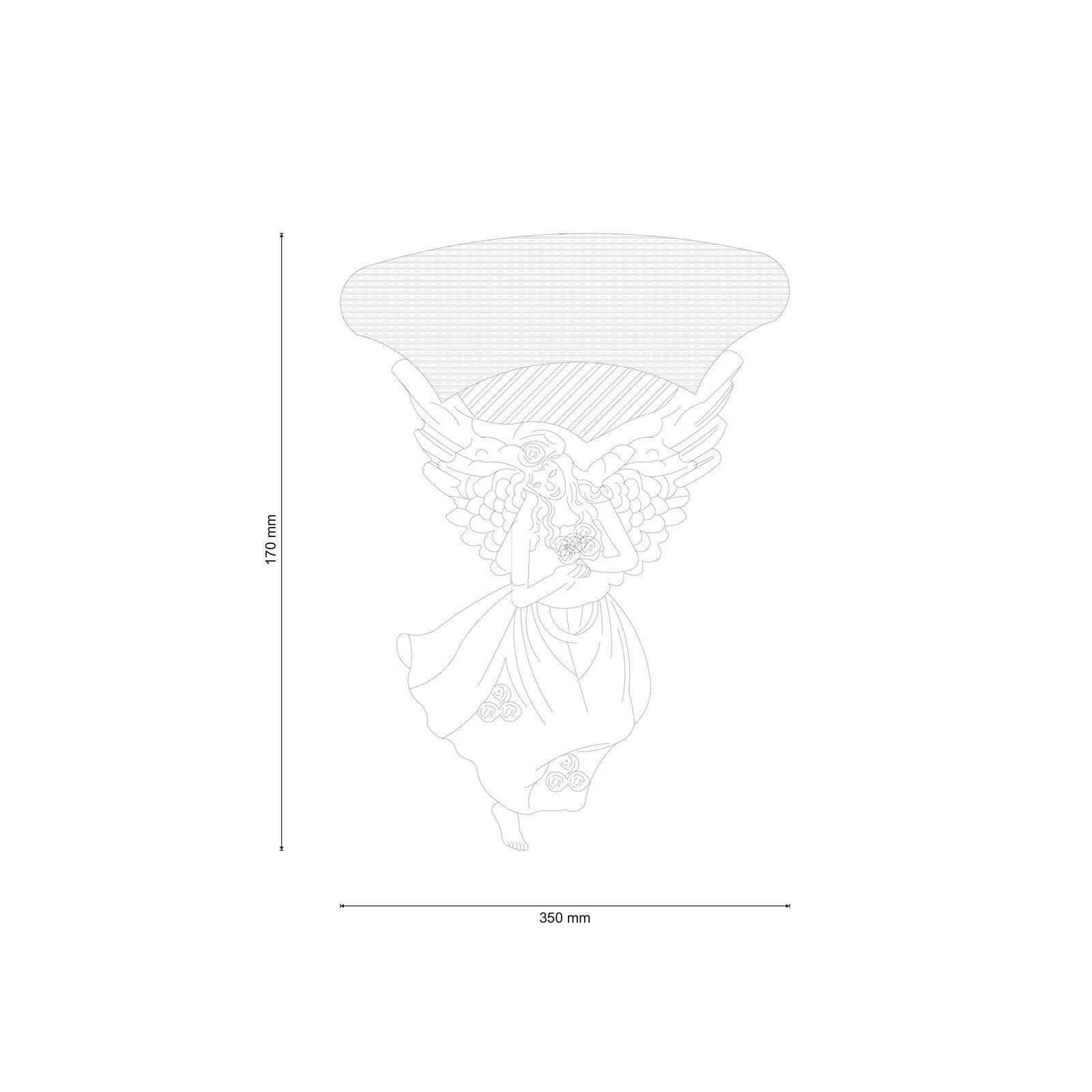 Бра Lucia Tucci PIETRA ISOLA pietra isola W2030.1R