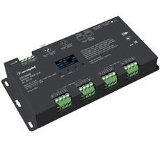 Декодер SMART-DMX-SUF (12-24V, 12x5A, XLR3, RJ45) ( Arlight 033768_ARL