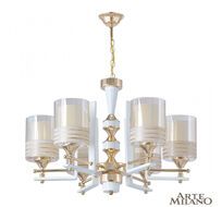 Подвесная люстра Arte Milano Florentina 306087/6 Wh/Gd