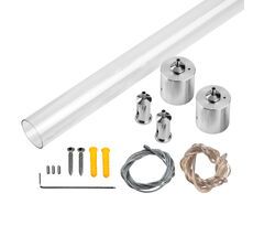 Комплект подвесного гориз крепежа двойной Profiled круглого силикон профиля 4428хх с PVC трубкой Lightstrar Profiled 442893_LS