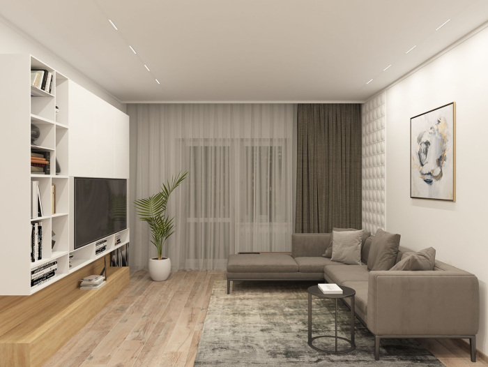 Трековый светильник однофазный Denkirs Smart DK8001-WH