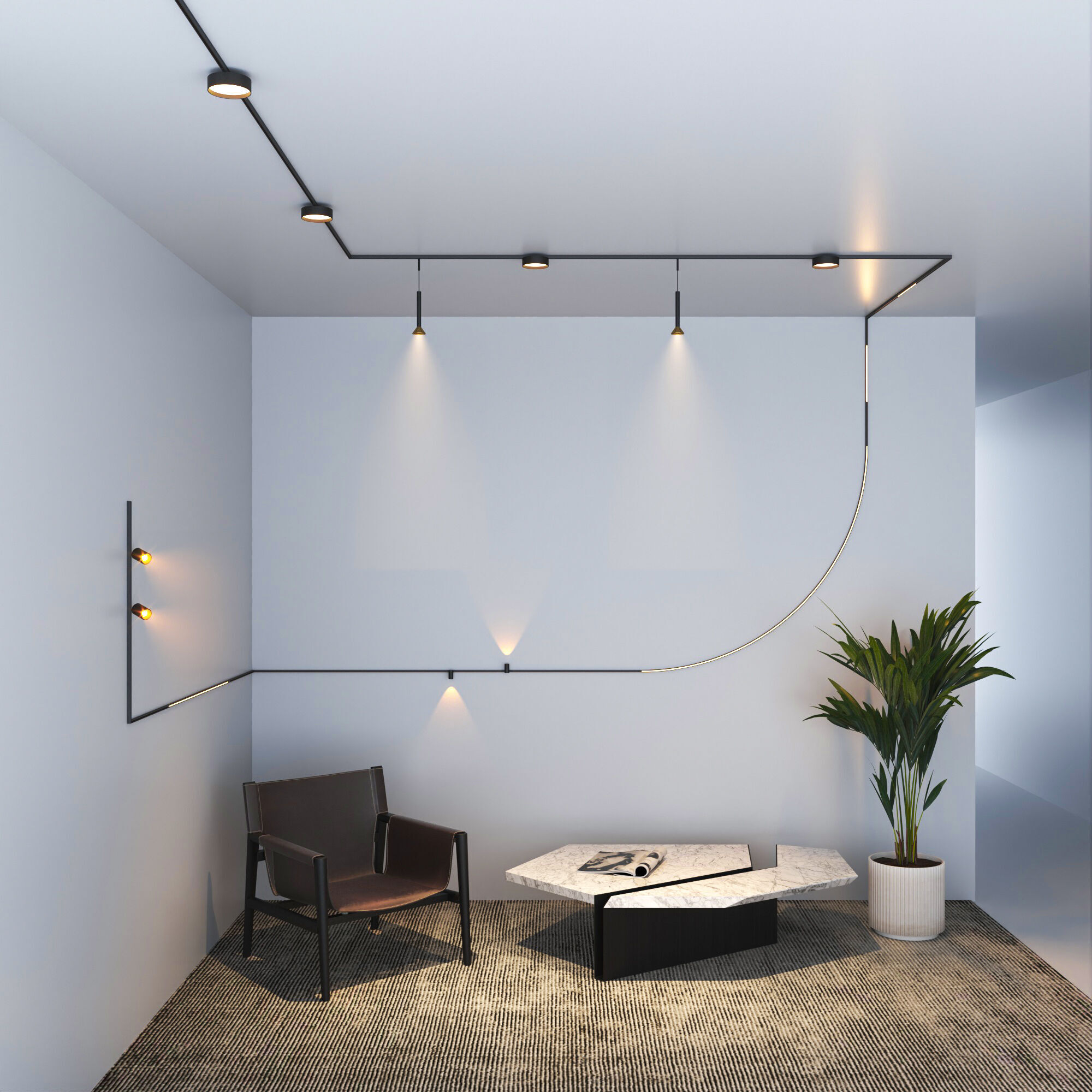 Шинопровод накладной Elektrostandard Mini Magnetic a065631_ES