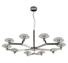 Подвесная люстра Crystallux REBECA REBECA SP10 NICKEL_CR