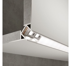 Встраиваемый угловой алюминиевый профиль (внешний угол) для светодиодной ленты LL-2-ALP015 a053635_ES