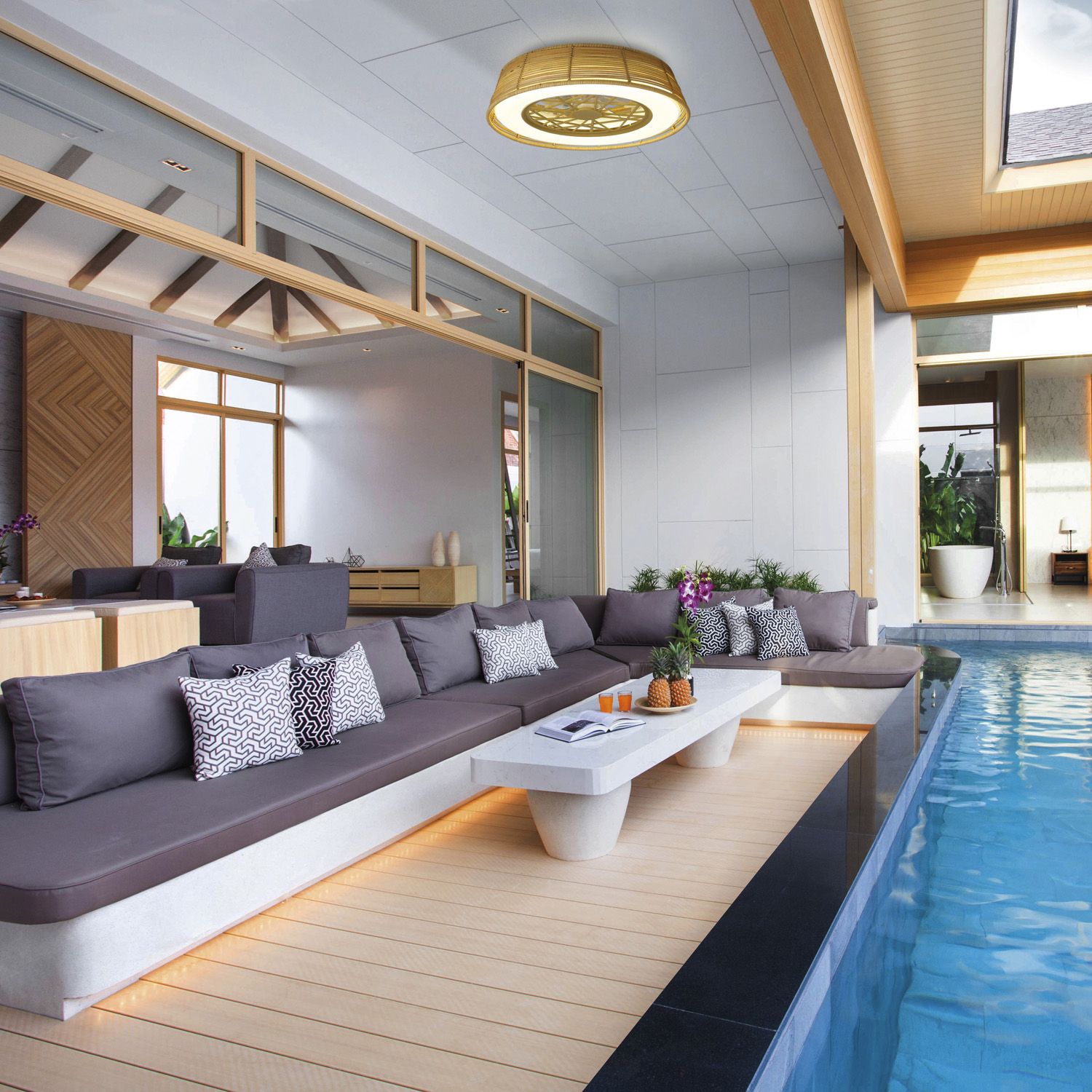 Люстра-вентилятор Mantra INDONESIA 8225_MN