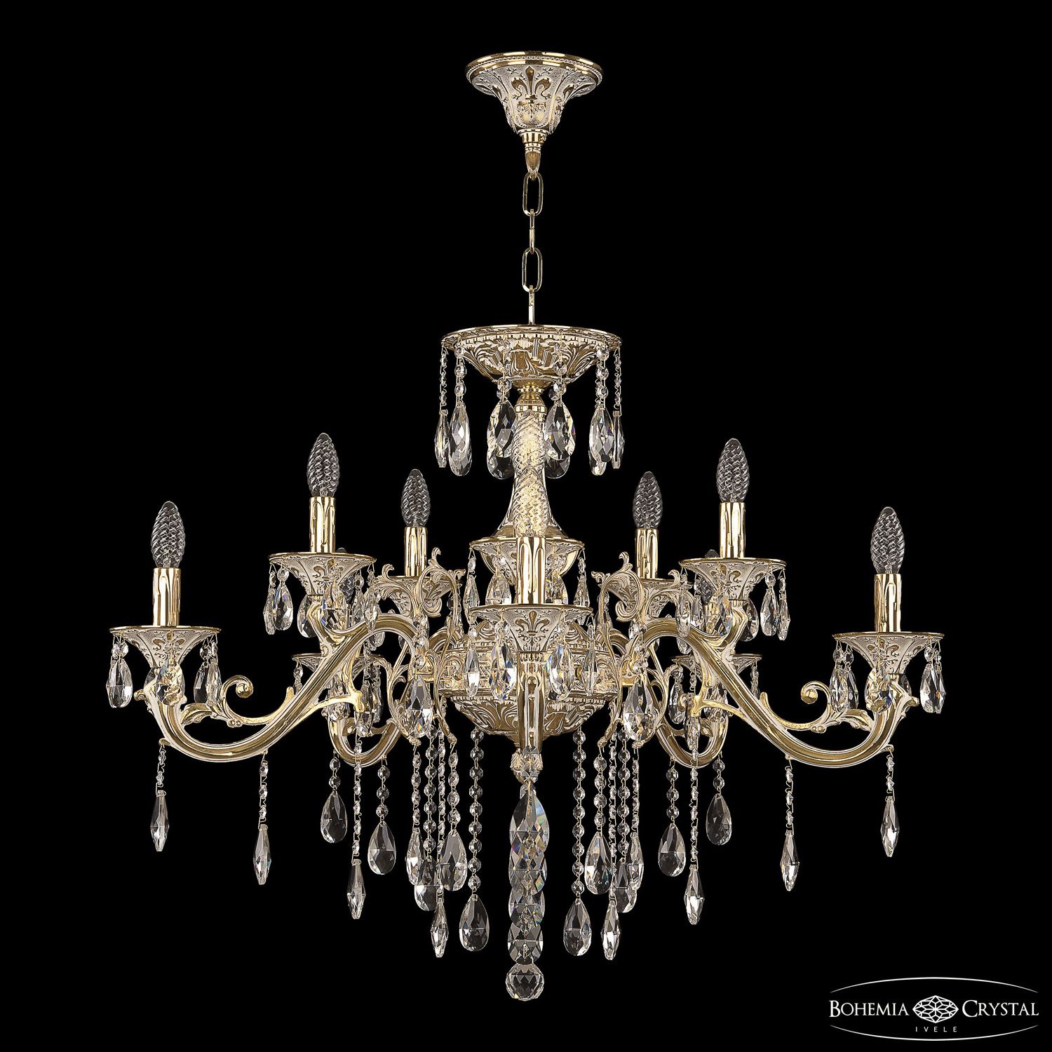 

Хрустальная люстра Bohemia Ivele Crystal 70123/10/320 B GW U2, 70123/10/320 B GW U2