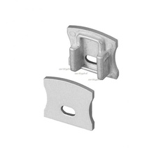 Заглушка 1 шт. ALU-SLIM-H15 с отверстием 019449_ARL