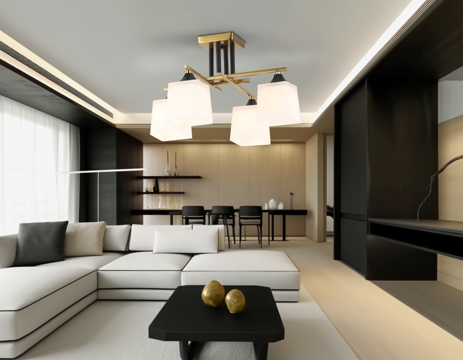 Потолочная люстра Ambrella Light TR TRADITIONAL TR303042_AMB