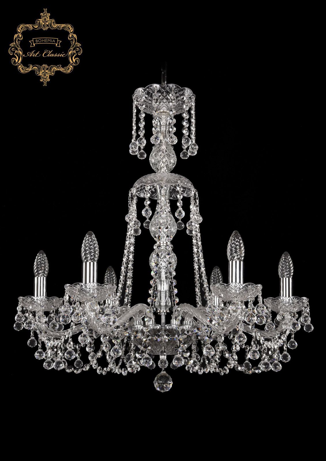 

Хрустальная люстра Bohemia Art Classic 11.26.6.220.XL-70.Cr.B, 11.26.6.220.XL-70.Cr.B