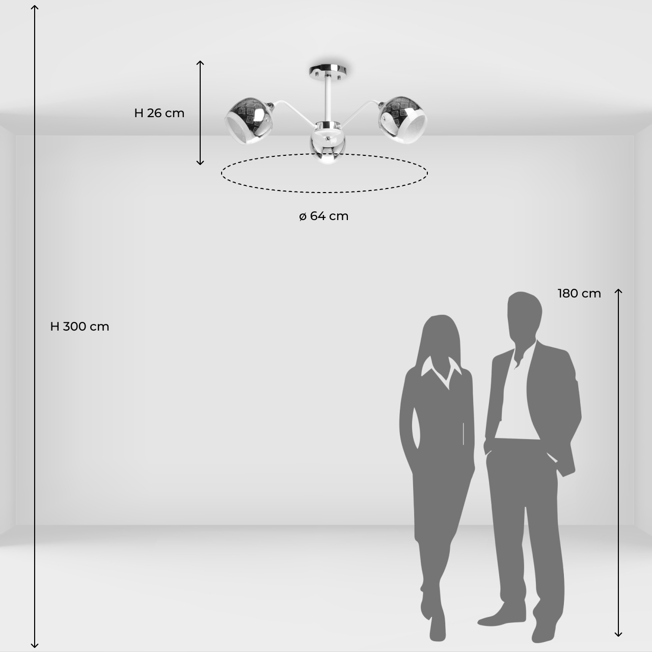 Потолочная люстра De City Alfa 324018603_MW