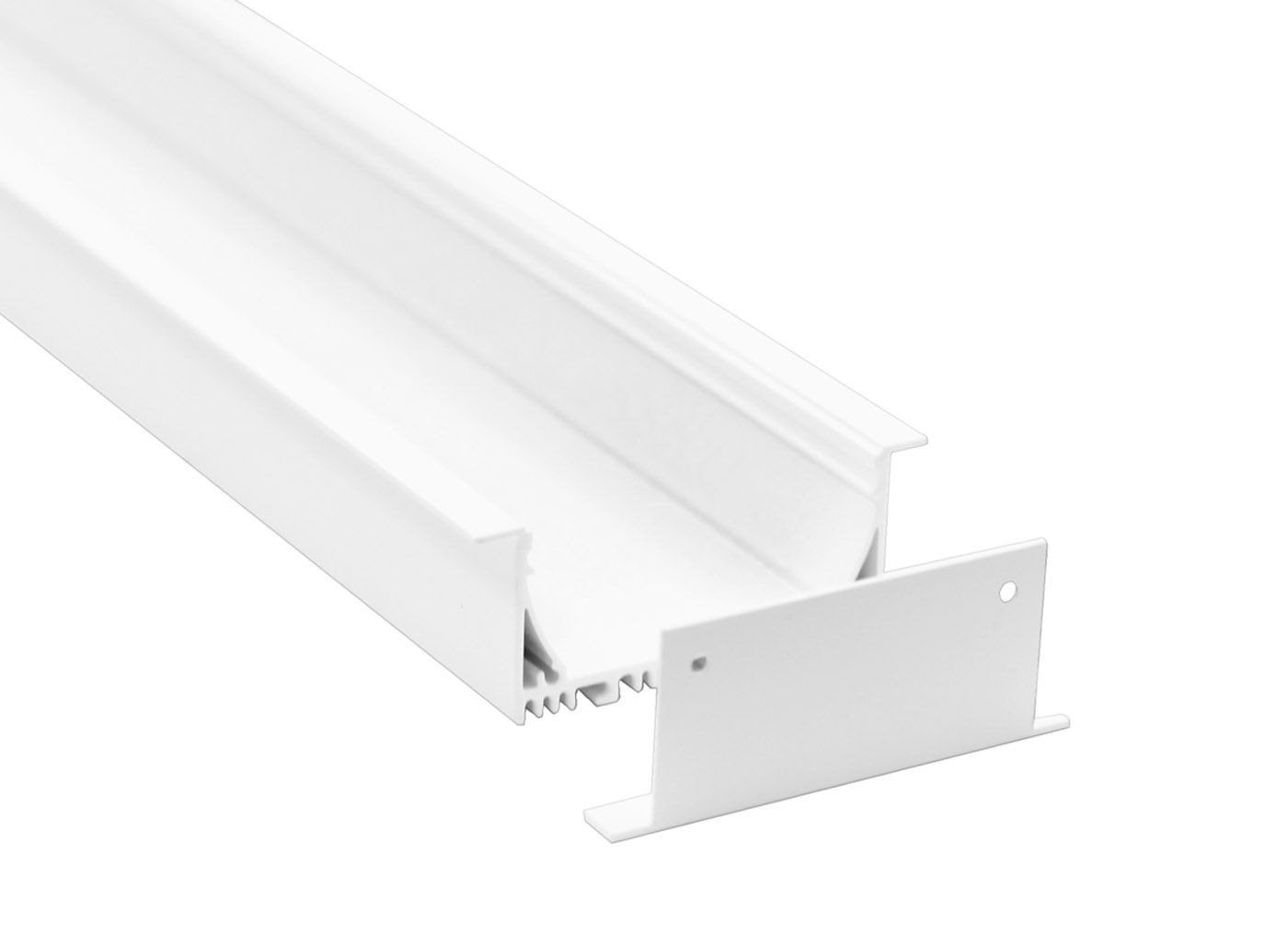 

Встраиваемый алюминиевый профиль LEDeight L18512RAL9003, L18512RAL9003