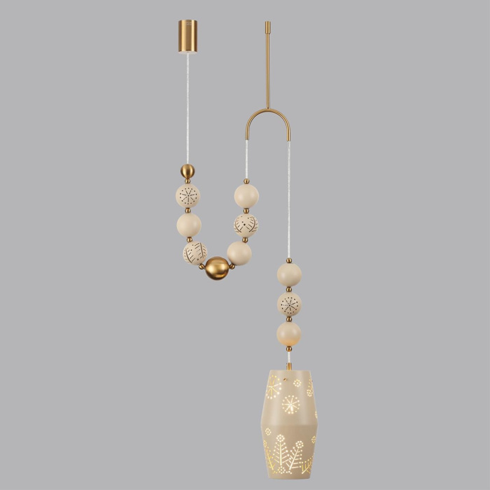 Подвесной светильник с держателем ODEON LIGHT EXCLUSIVE KARELIA 5444/1B