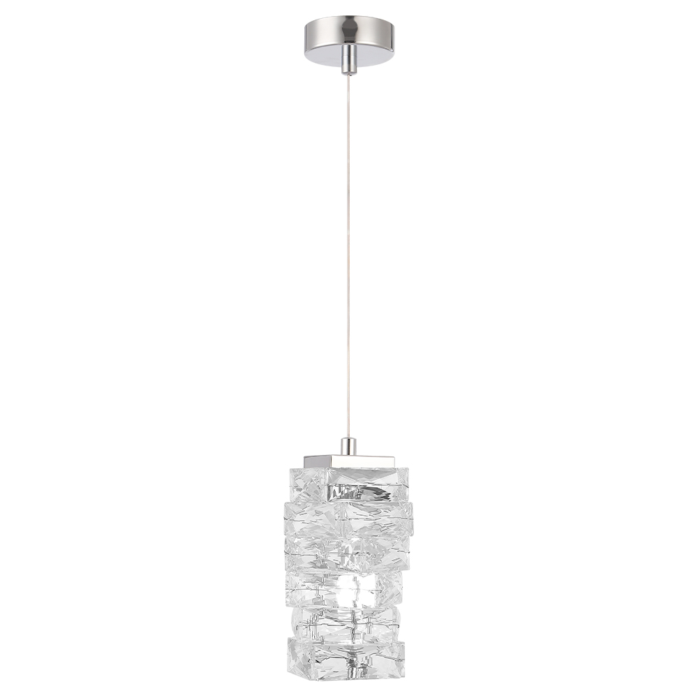 Подвесной светильник Crystallux ROLANDO SP1.2 CHROME_CR