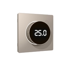 Лицевая панель ALFA для терморегулятора теплого пола с цифровым дисплеем QUANT Ambrella Volt AP3658_AMB