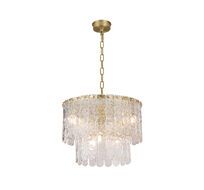 Подвесная люстра Newport DAISY 8370/30 C brass_NP