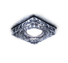 Встраиваемый светильник Ambrella light Crystal S251 BK_AMB