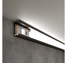 Накладной алюминиевый профиль черный/белый для светодиодной ленты LL-2-ALP006 a053619_ES