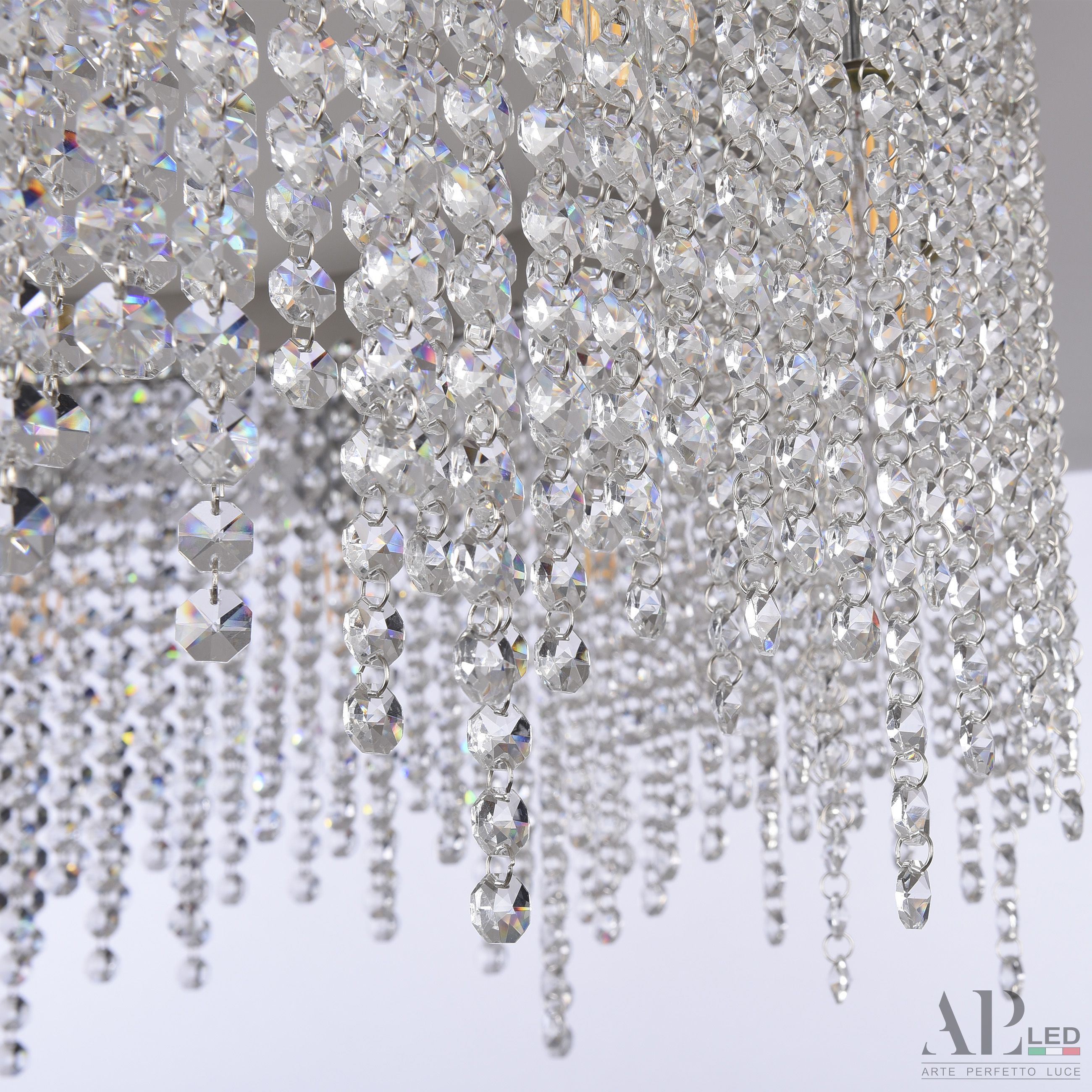 Хрустальная люстра APL LED Sicilia SH02.73.B.Ni.E14.PK_BI