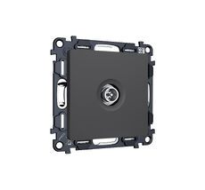 Комплект механизма TV розетки оконечной экранированной 5-1000MHz 3dB ALFA мягкое касание QUANT (AP9130, VM199) Ambrella Volt MA913005_AMB