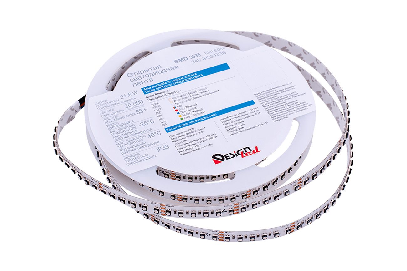 Лента светодиодная 1м. 20W LUX DSG3A120-24-RGB-33 00-00002845_SW