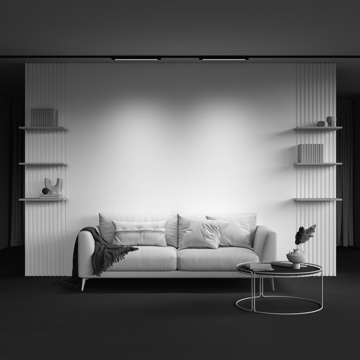 Трековый светильник однофазный светодиодный 24W 220V Maytoni TR000-1-24W3K-B_1_MY